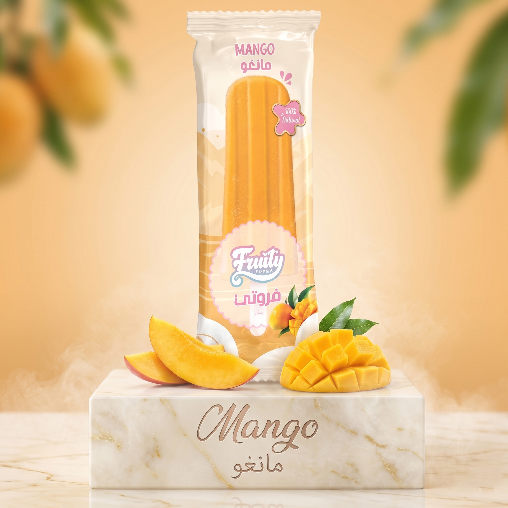 Mango popsicle